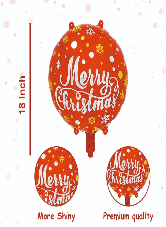 YOURS DECOR Christmas Part Decoration Kit, pack of 97 with Red, White & Green Balloon Set with Christmas Theme Gift shaped Foil Balloon set for Decoration, Holiday Celebrations - Image 4